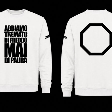 Felpa paricollo Abbiamo tremato di freddo