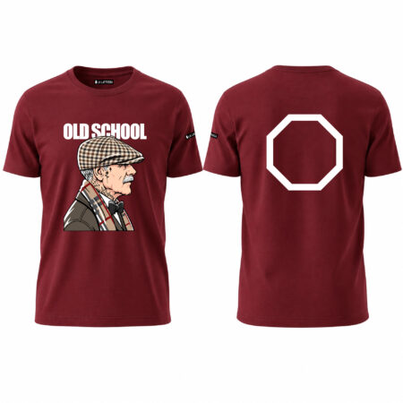 T-shirt Old School 2026 stampa grande